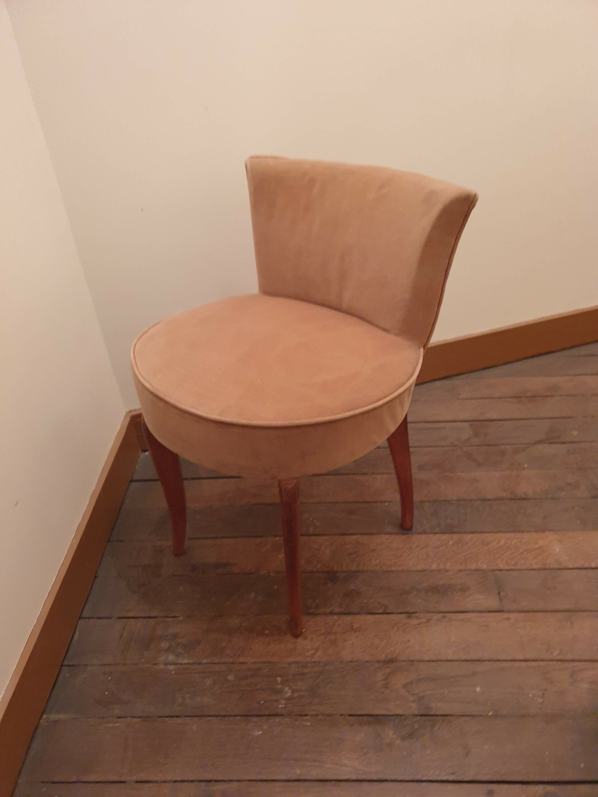 Petit fauteuil couleur Pêche – Image 2