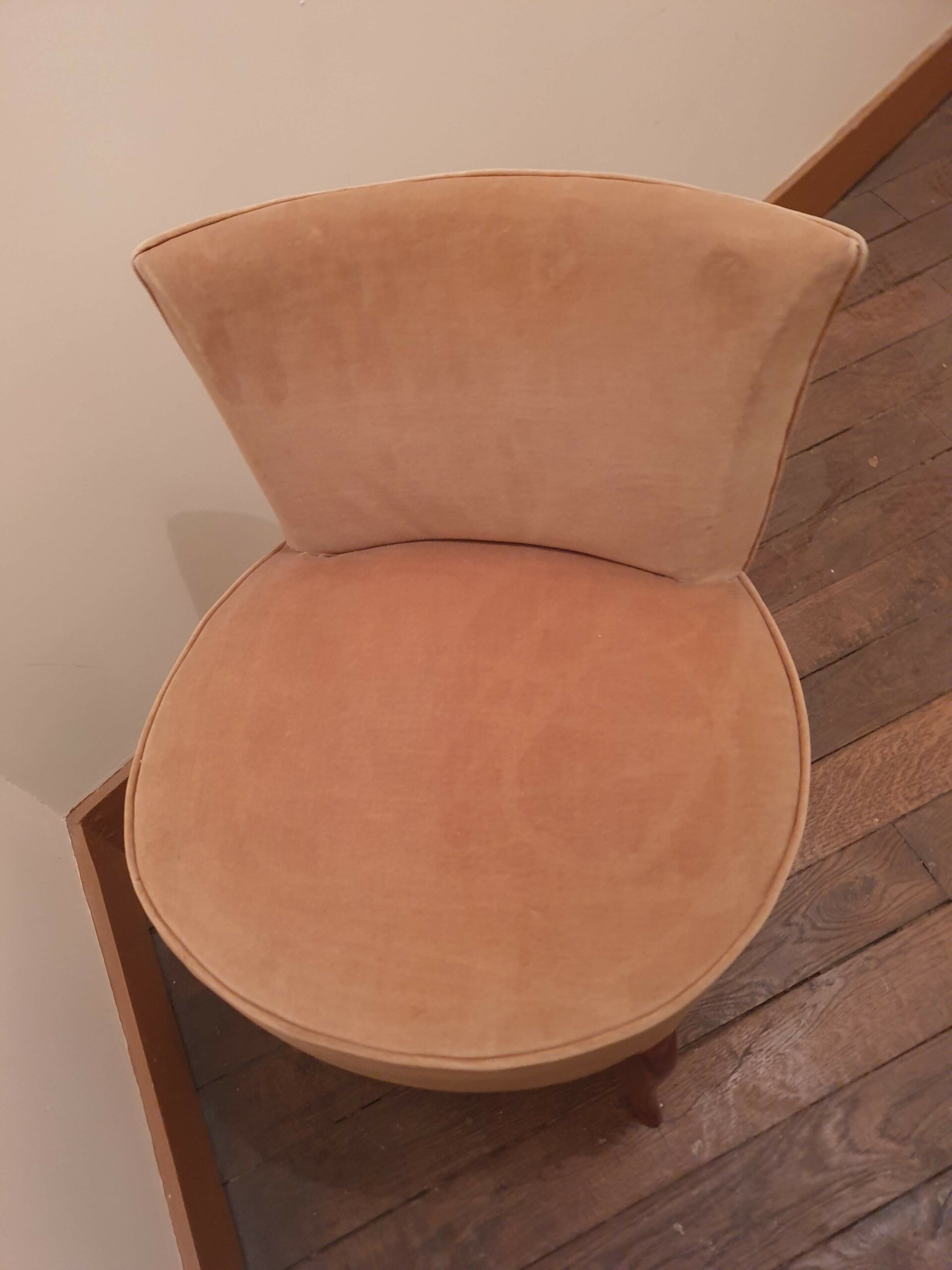 Petit fauteuil couleur Pêche – Image 3