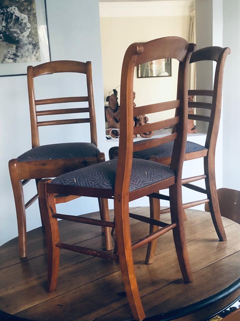 5 chaises style Louis Philippe