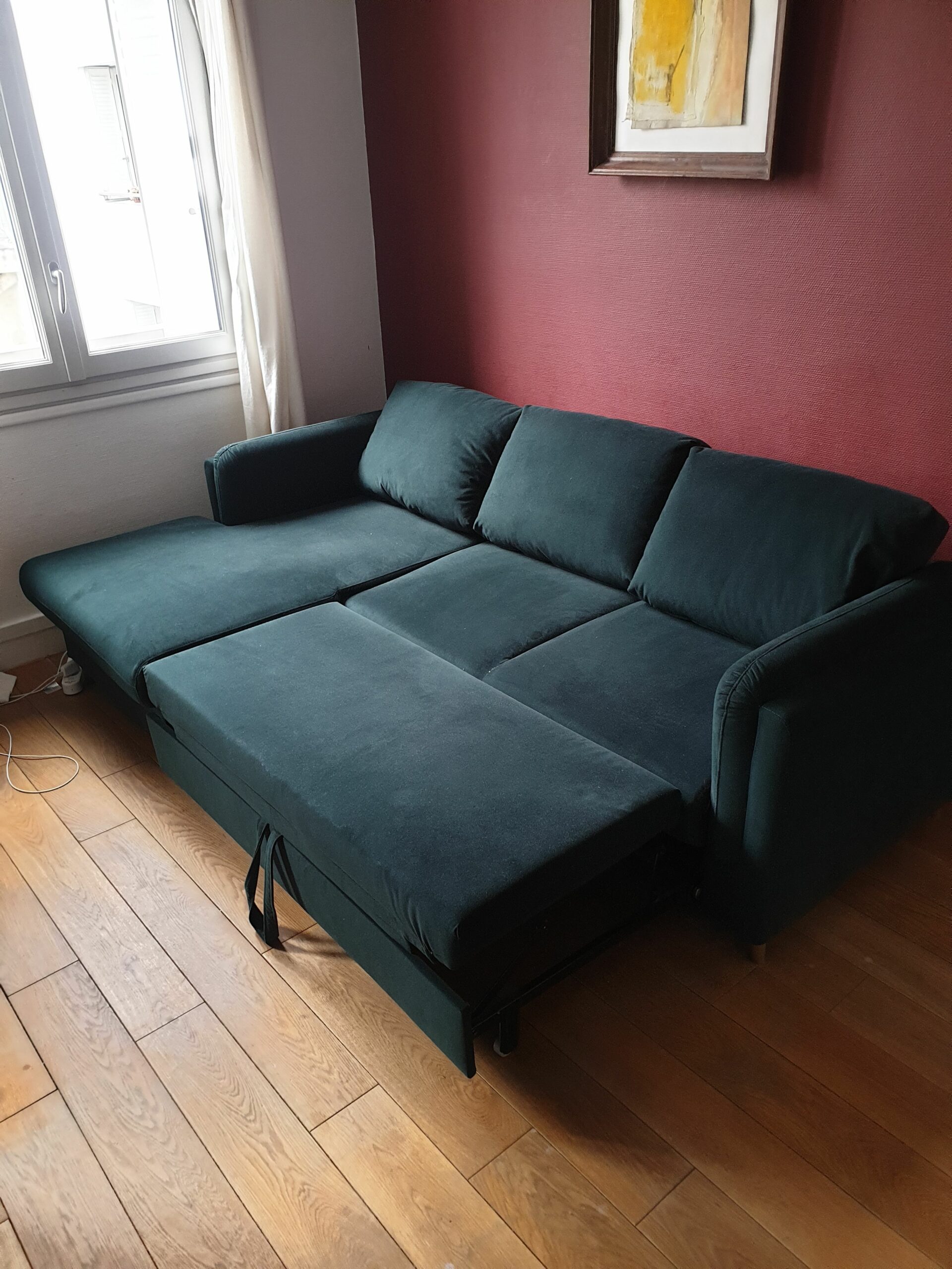 Canapé méridienne convertible – Image 4
