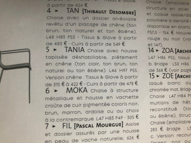 Lot de 9 chaises CINNA "Tania" – Image 5