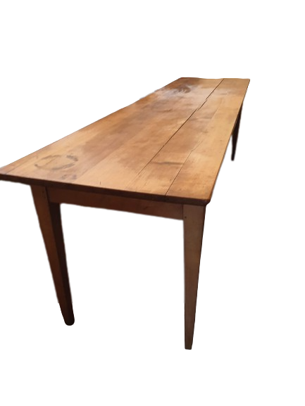 Grande Table de ferme en Merisier