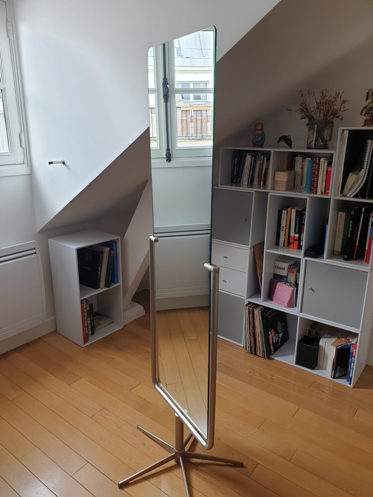 Miroir inclinable acier brossé BO CONCEPT – Image 2