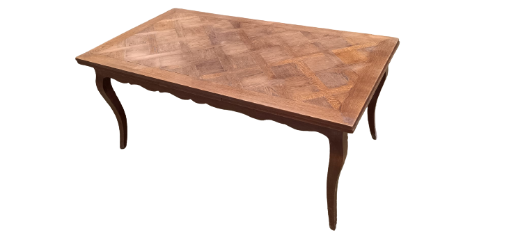 Table à manger extensible 3m marquetée