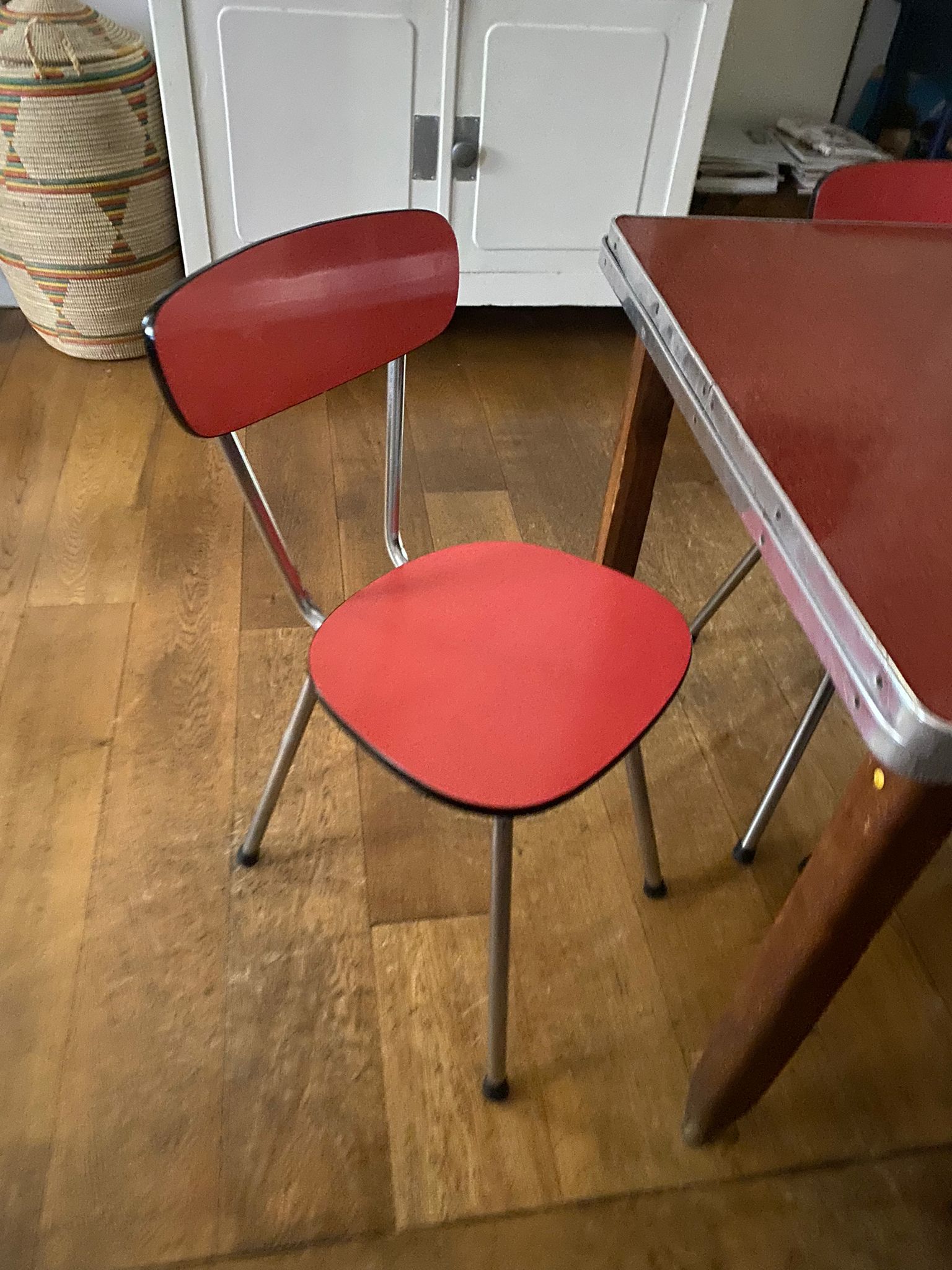 5 chaises "Fourmi" formica rouge – Image 7