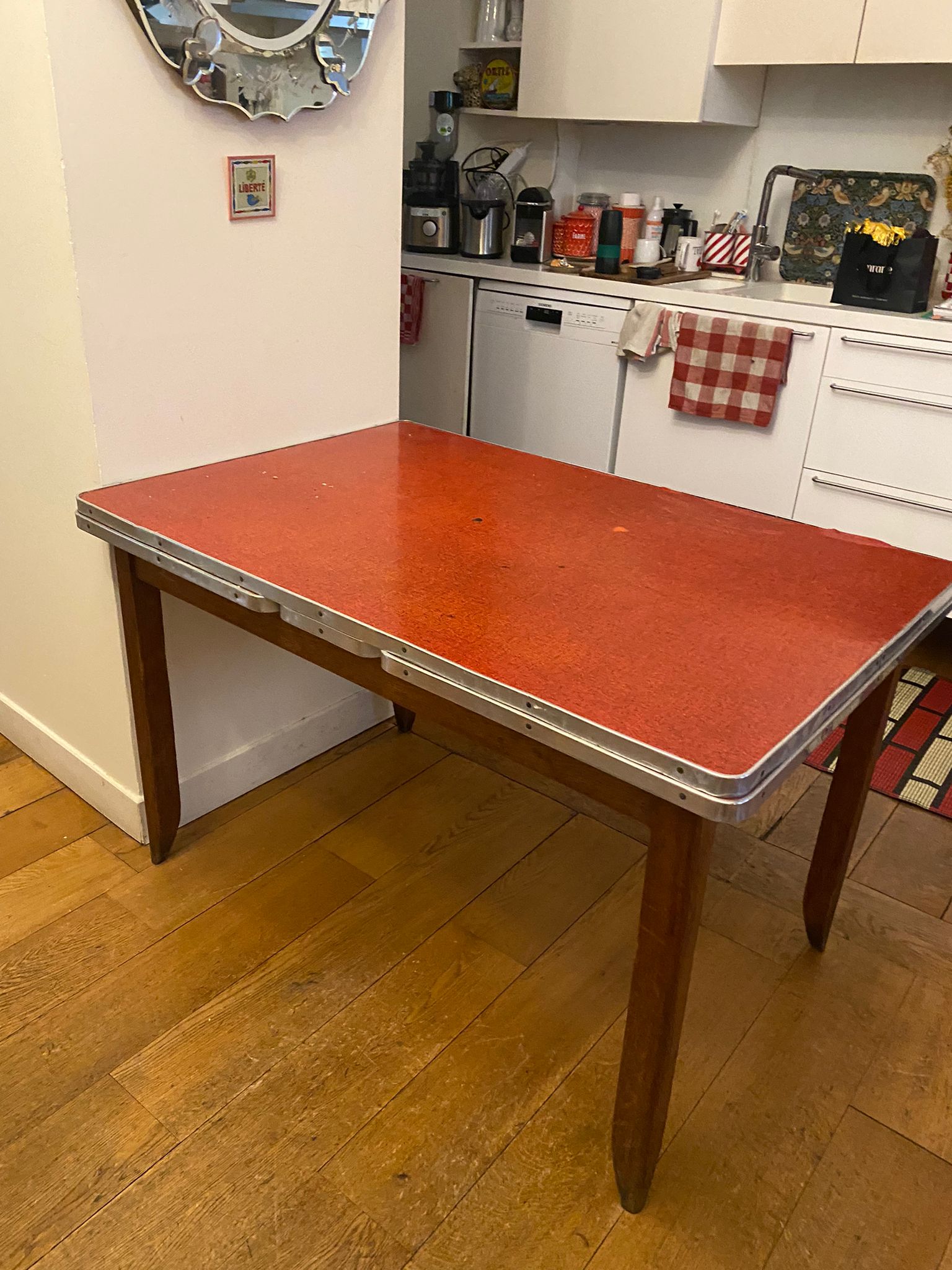 Table formica vintage extensible – Image 8