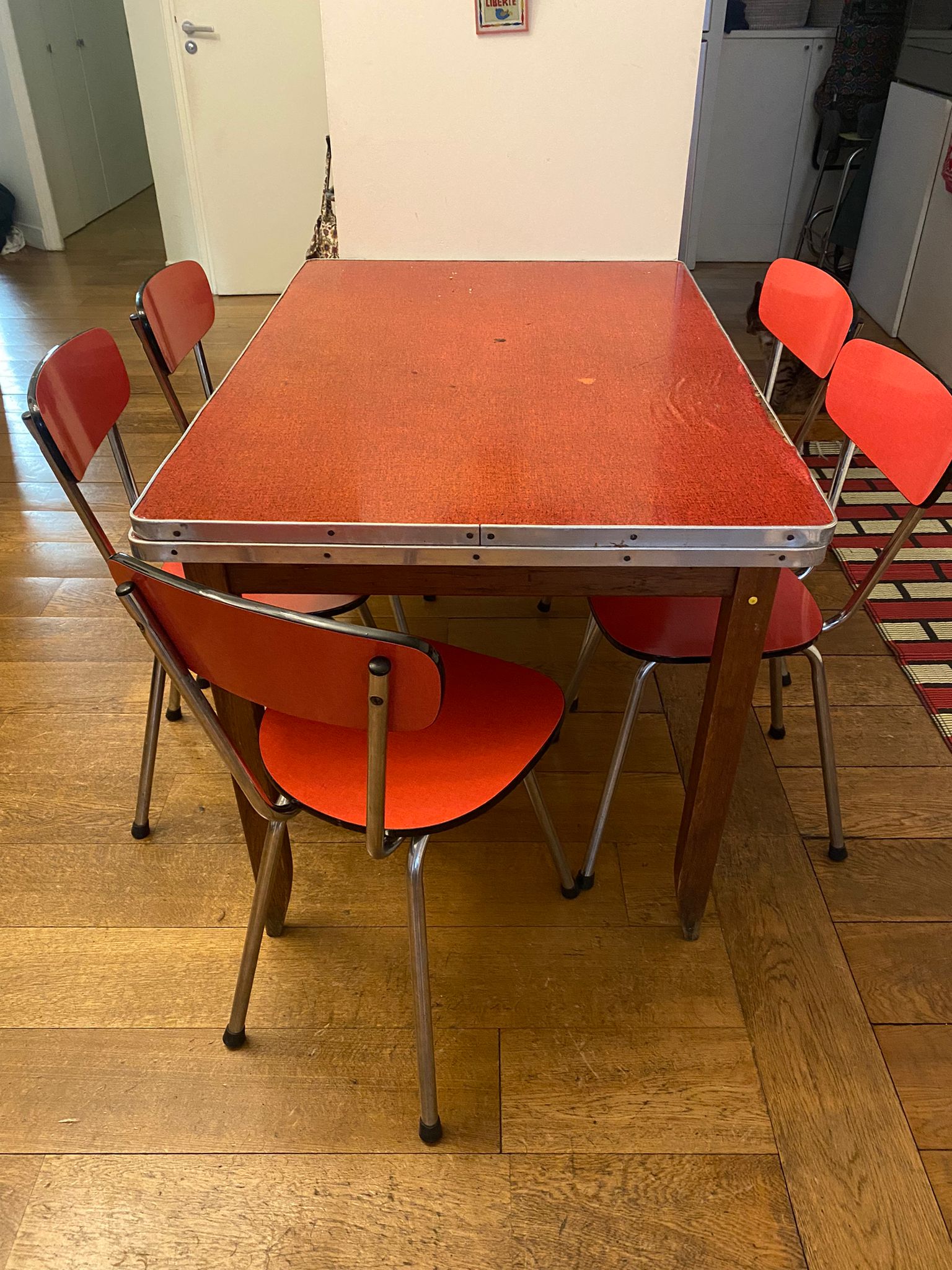 Table formica vintage extensible – Image 3