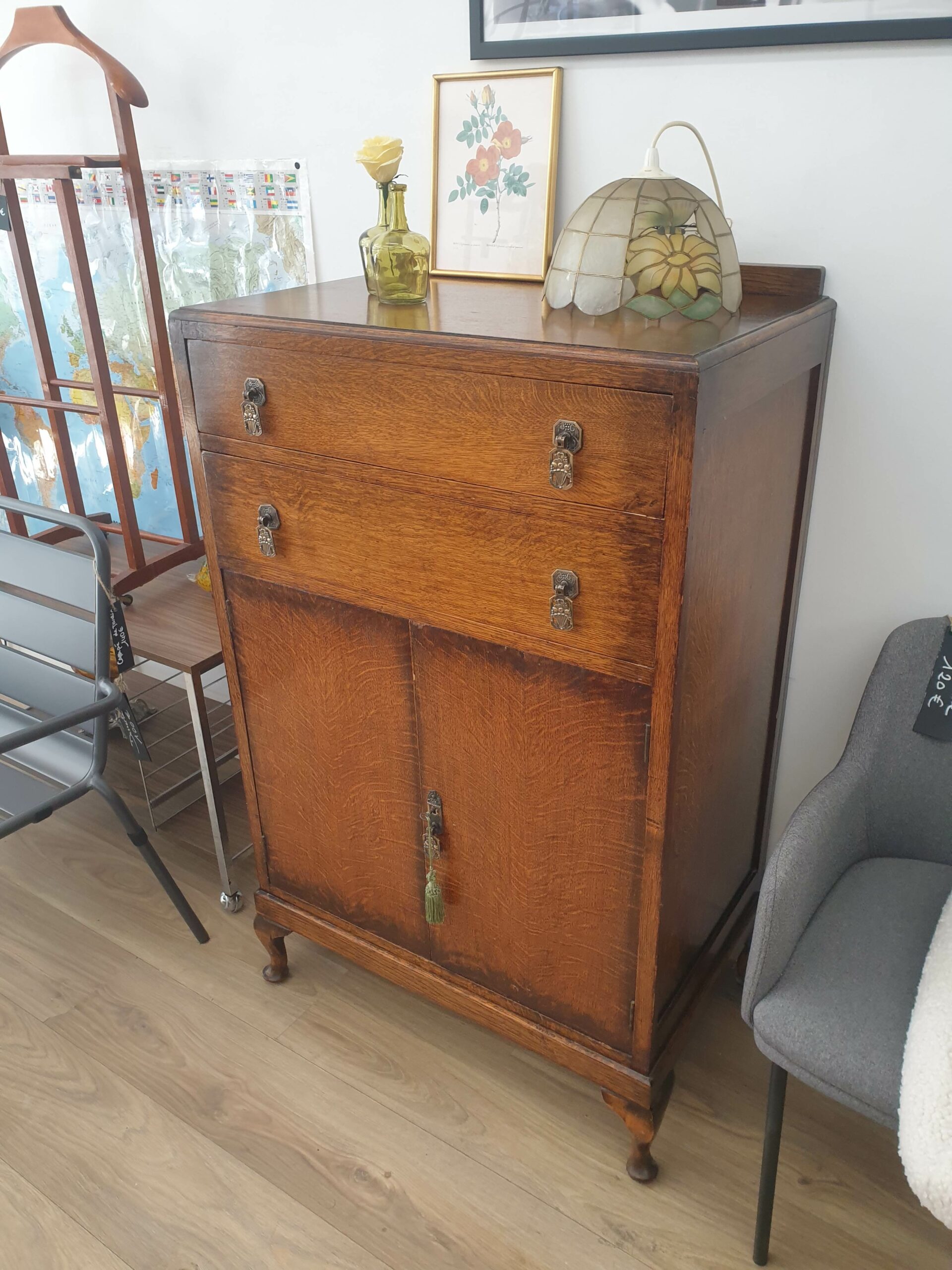 Petite armoire / buffet anglais "chippendale" – Image 2