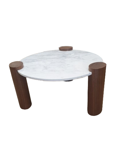 Table basse MIEIS marbre blanc