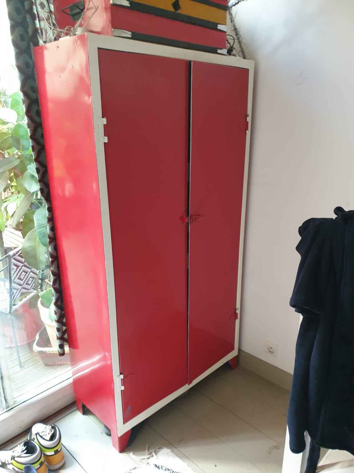 Armoire de rangement en Taule années 50 – Image 3