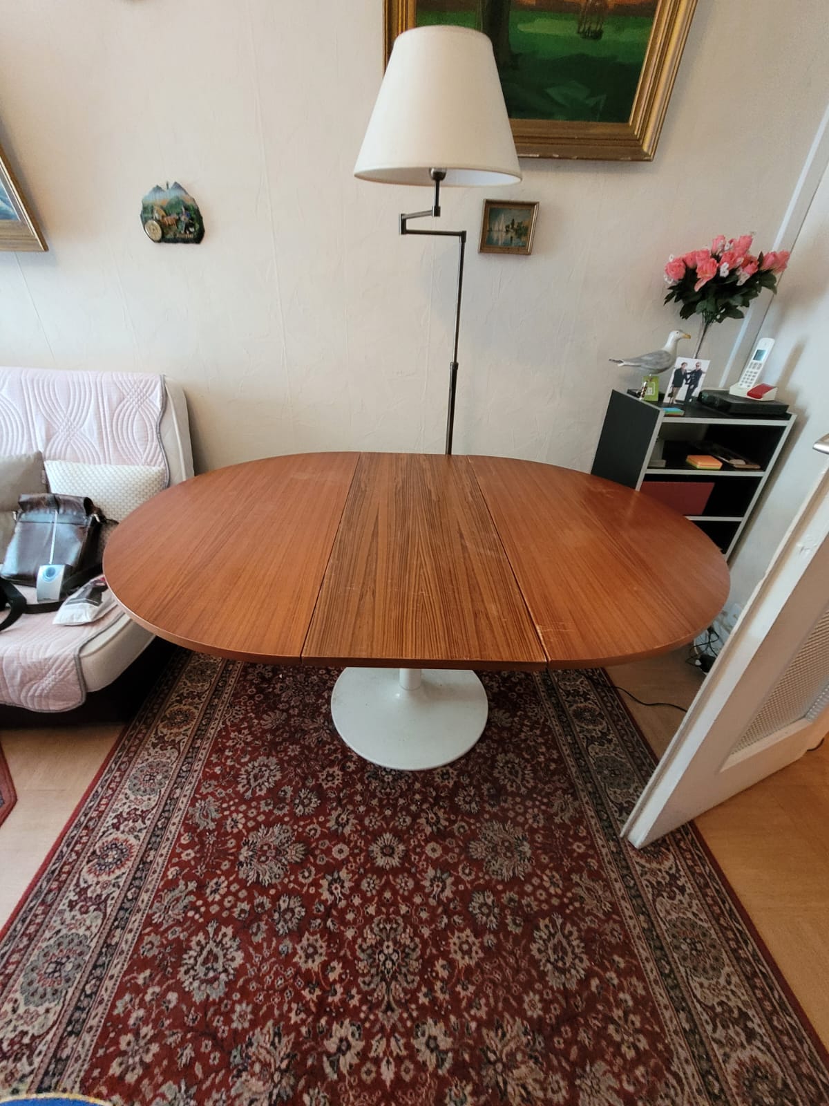 Table ronde extensible style Tulip by Eero Saarinen – Image 3