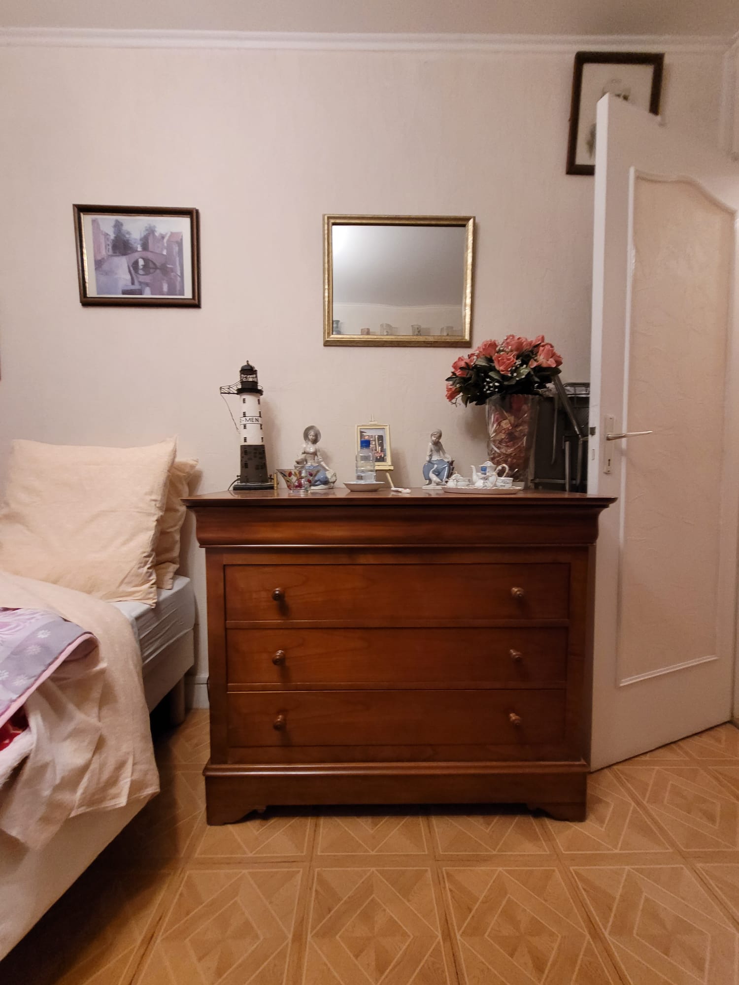 Commode merisier 4 tiroirs (dont 1 secret) – Image 5