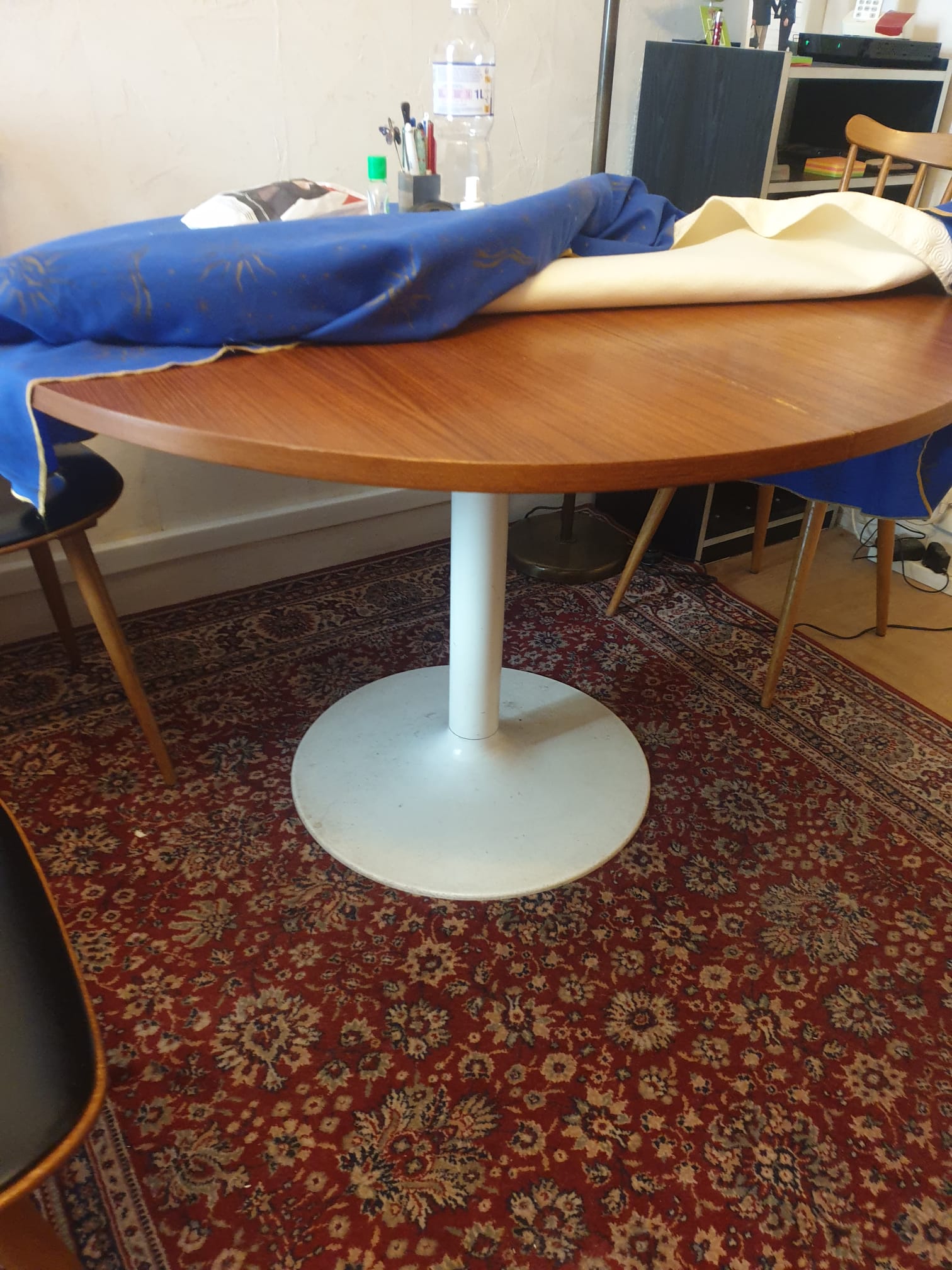 Table ronde extensible style Tulip by Eero Saarinen – Image 4