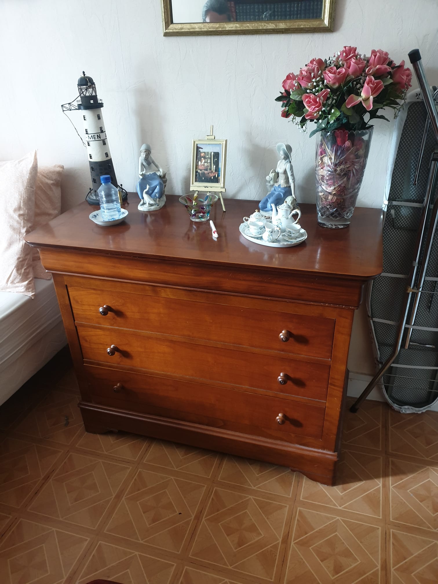 Commode merisier 4 tiroirs (dont 1 secret) – Image 3