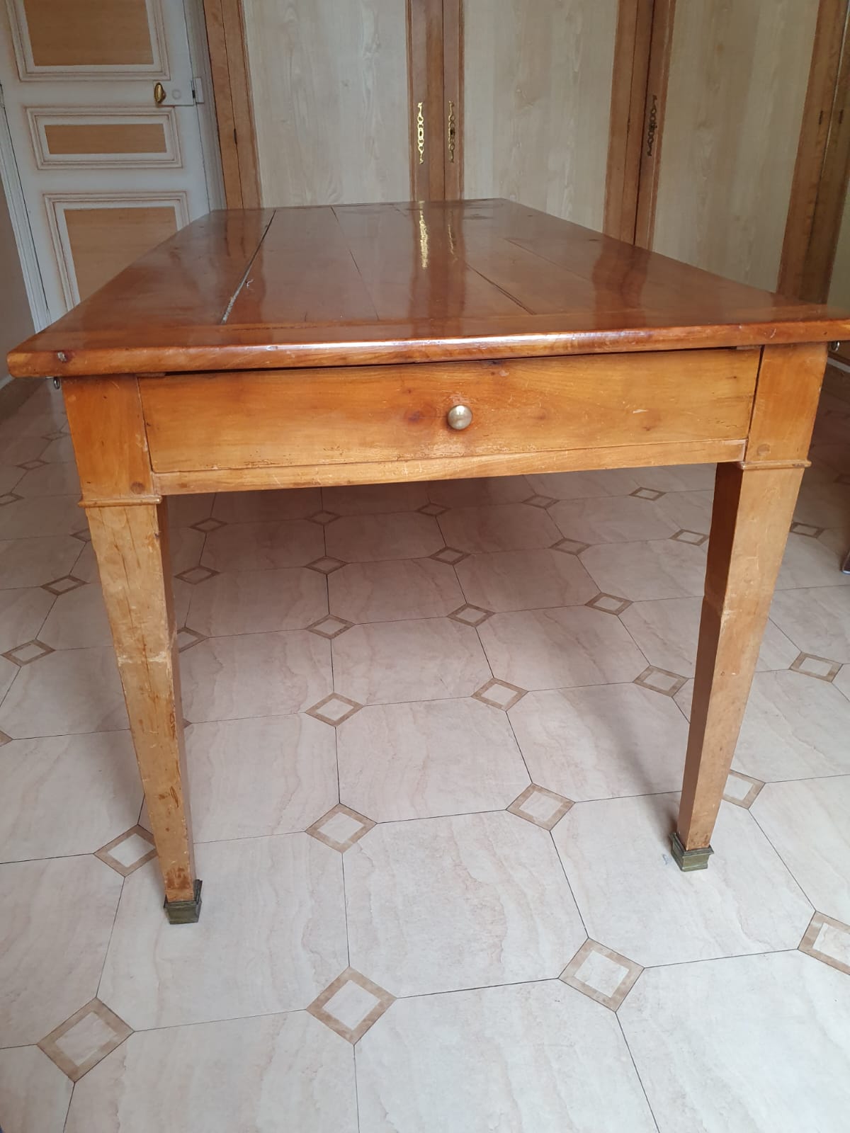 Table de ferme en merisier 186 cm – Image 6