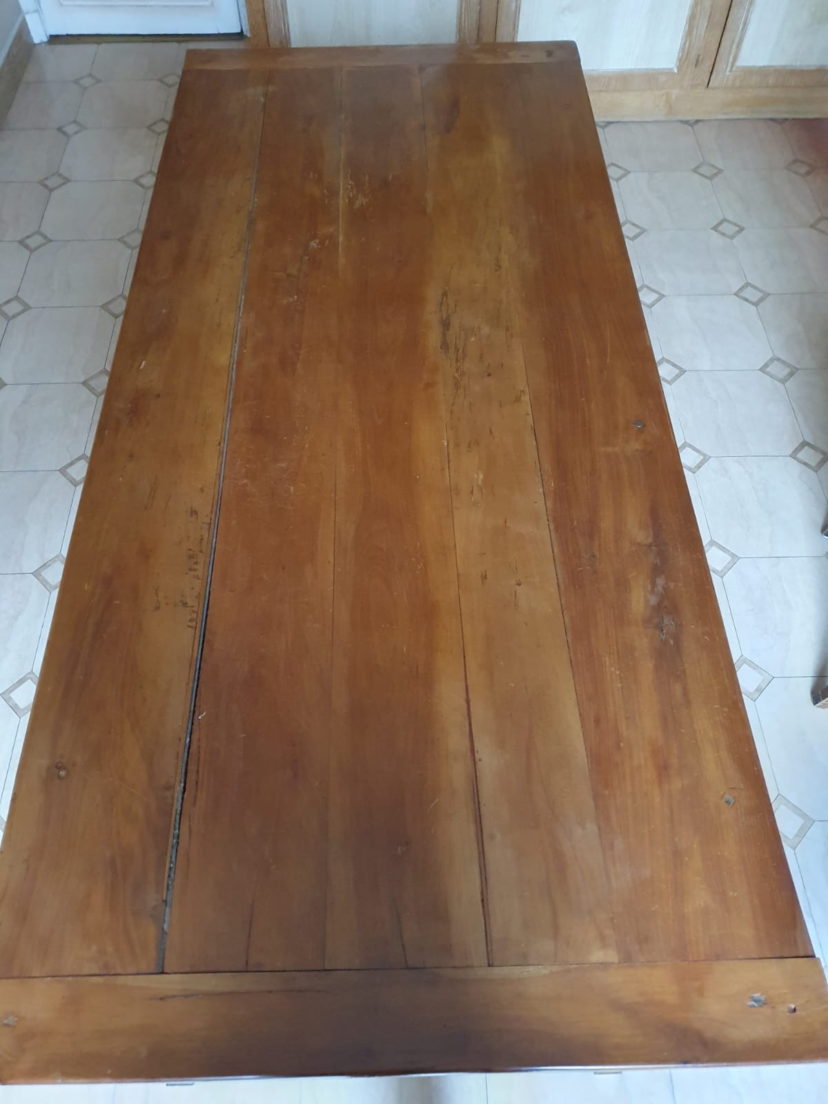 Table de ferme en merisier 186 cm – Image 4