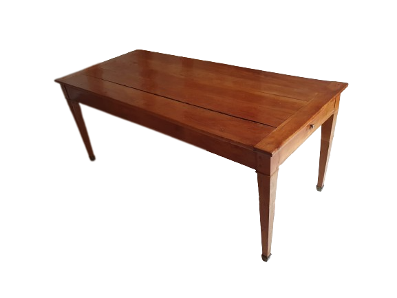 Table de ferme en merisier 186 cm