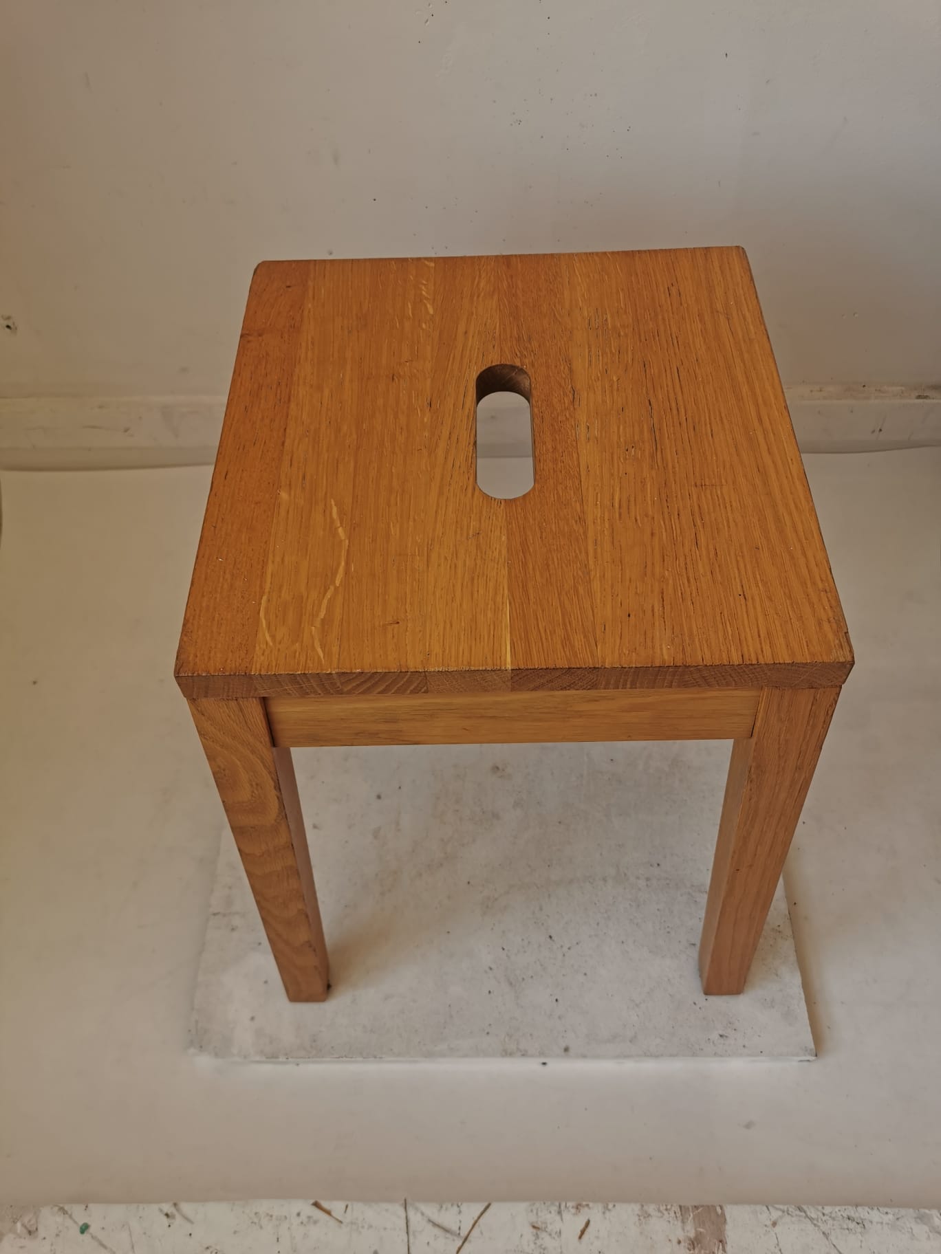 4 tabourets d'atelier bois massif – Image 3