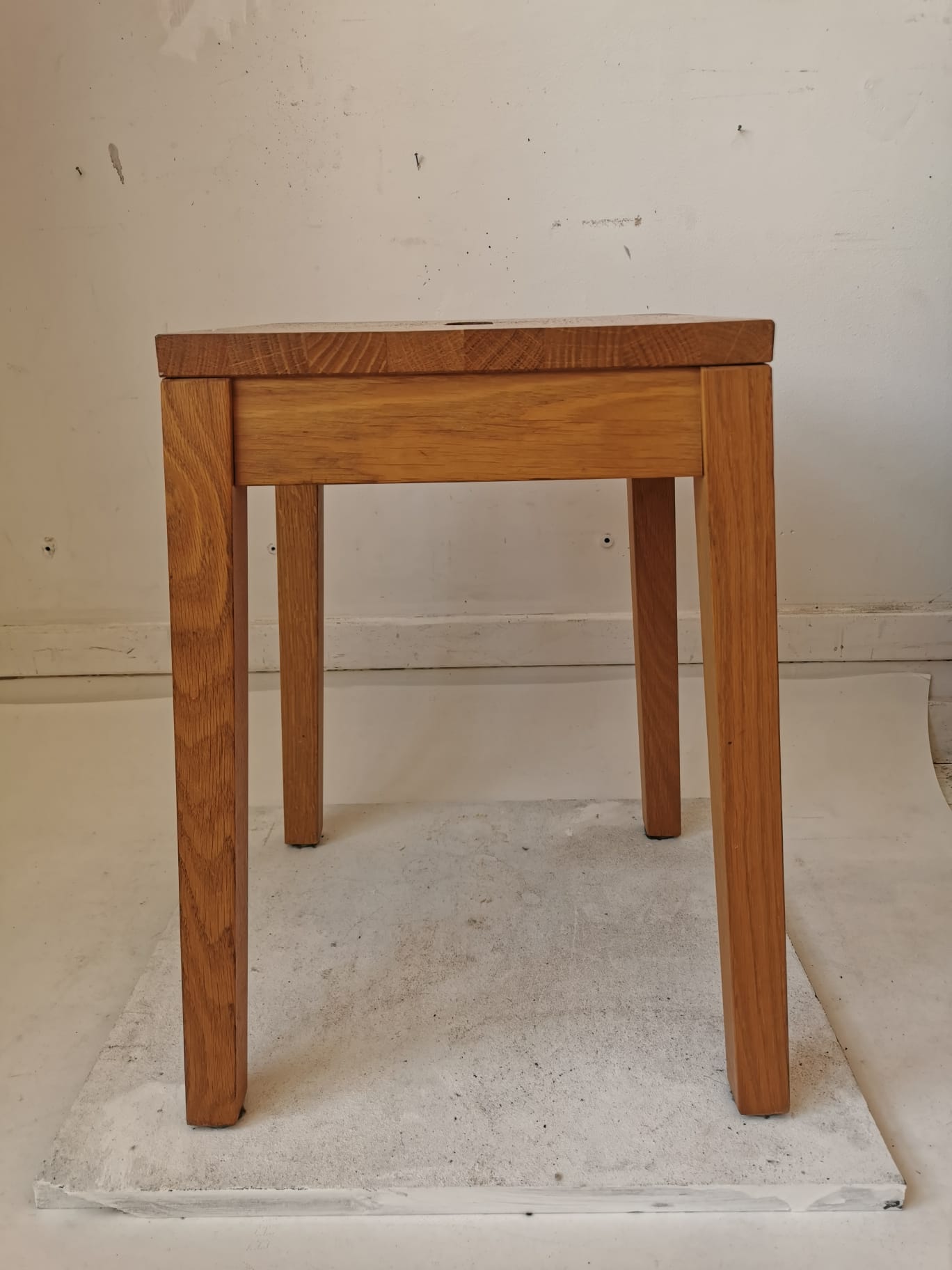 4 tabourets d'atelier bois massif – Image 4