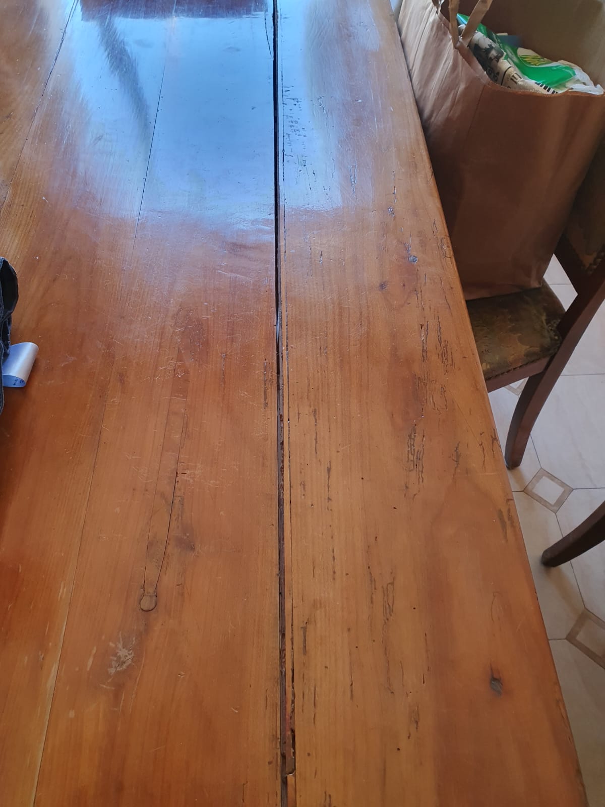 Table de ferme en merisier 186 cm – Image 7