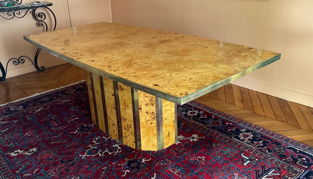 Table / bureau en loupe de Citronnier – Image 2