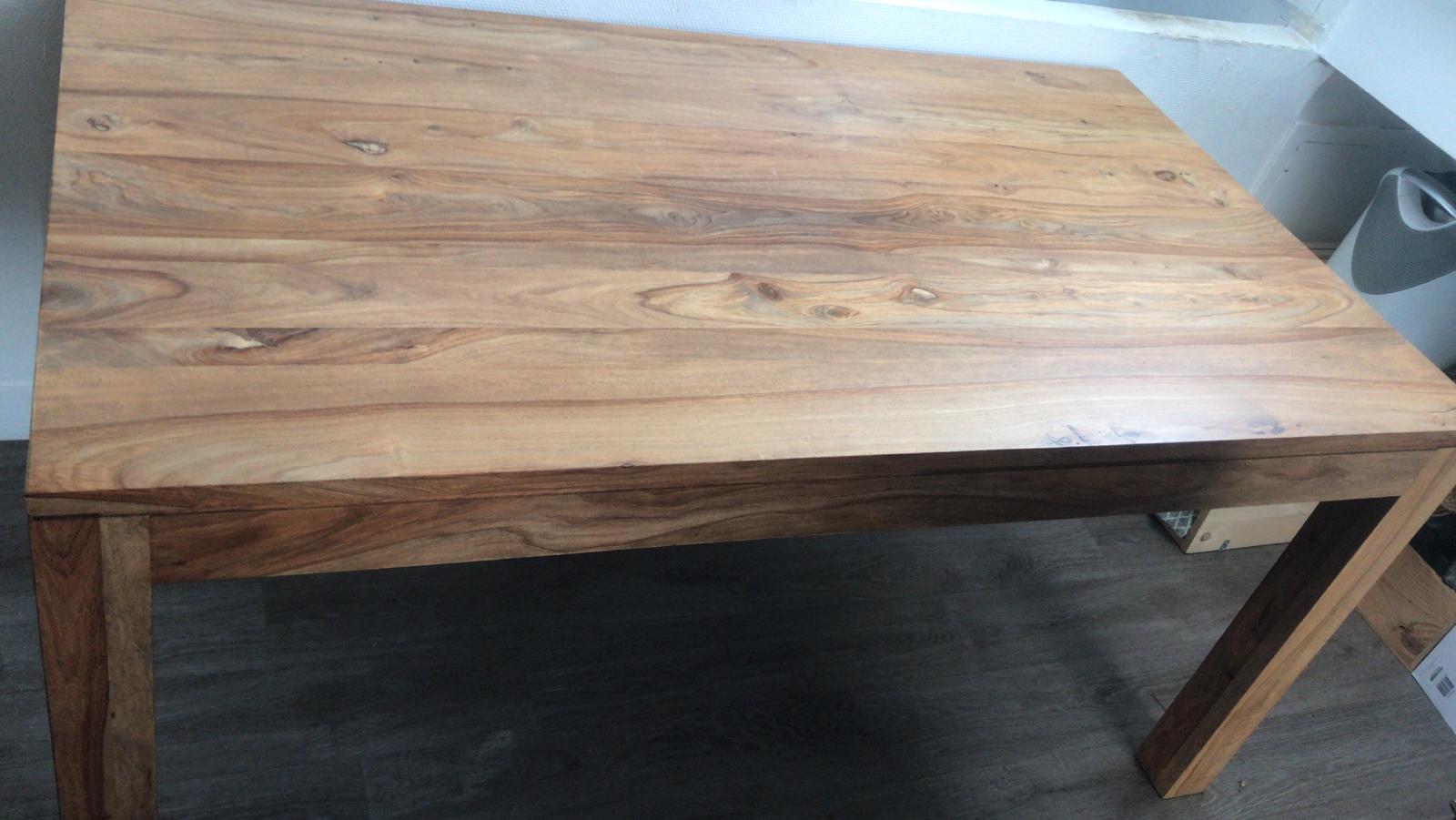 Table de ferme bois de rose STOCHOLM – Image 4