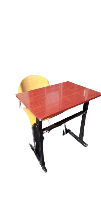 Bureau écolier vintage formica et métal avec sa chaise
