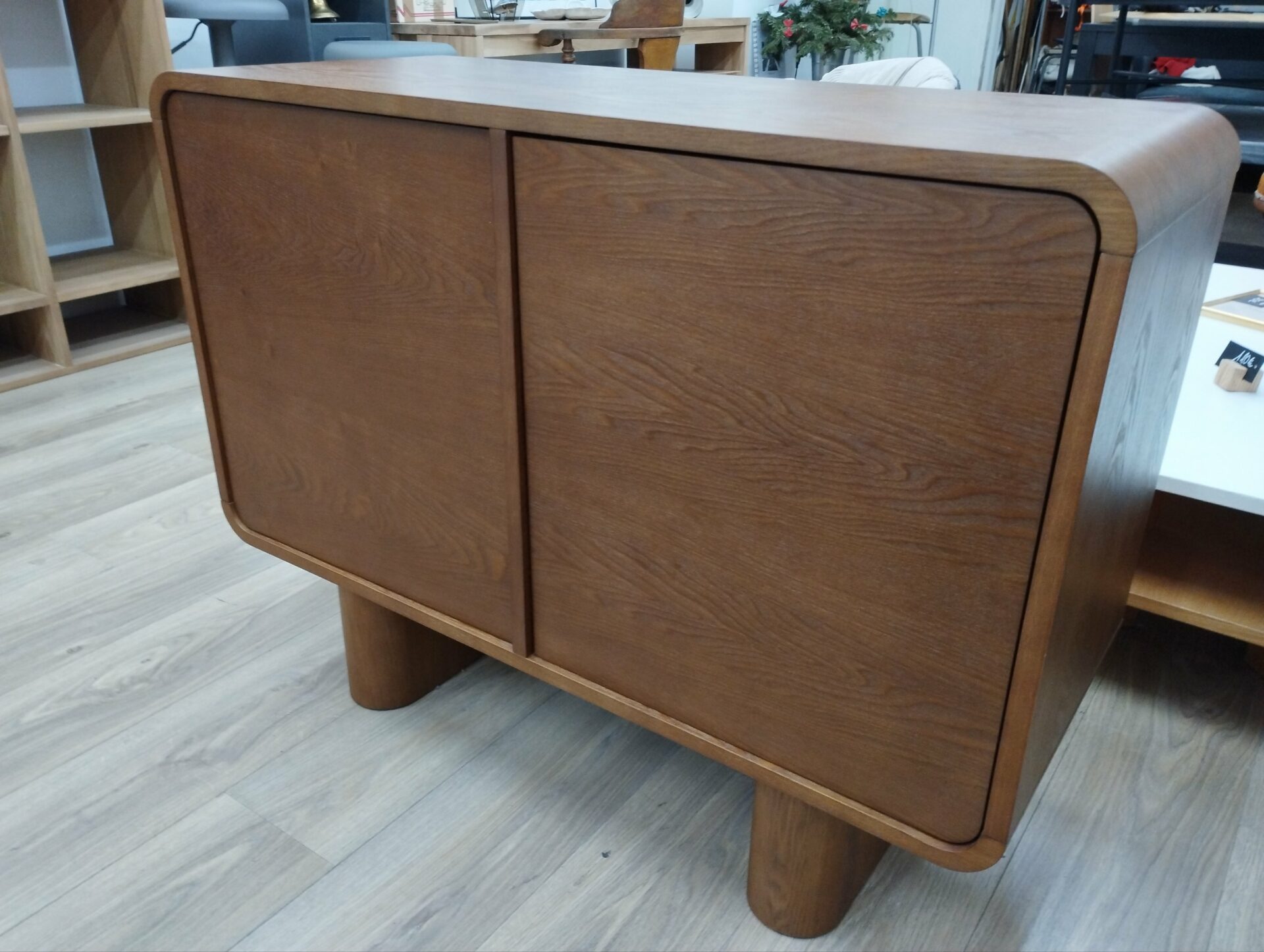 Buffet KARL 2 portes placage noyer – Image 4