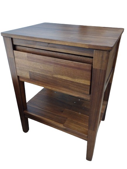 table de chevet alinéa en acacia