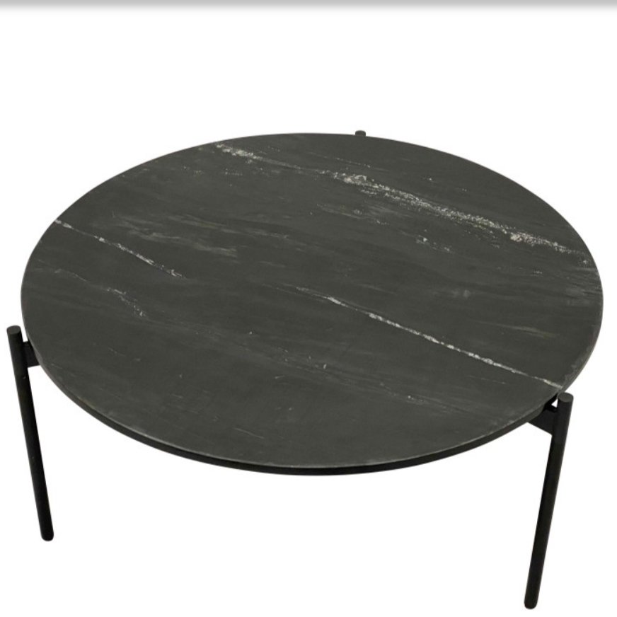 Table basse Mona Oviala en Marbre noir