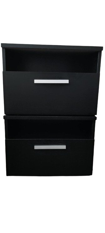 paire de table de nuit Boconcept noir.