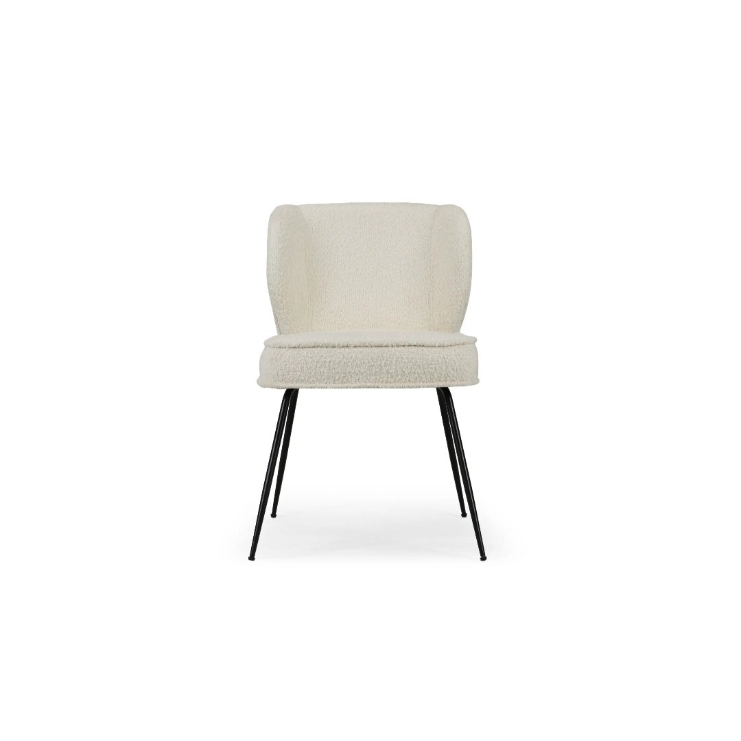 Chaise WAYNE écru bouclette