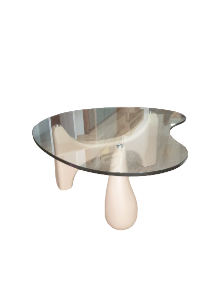 Table basse haricot ORWELL bois beige