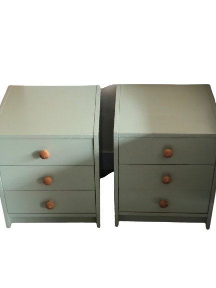Paire table de chevet en bois