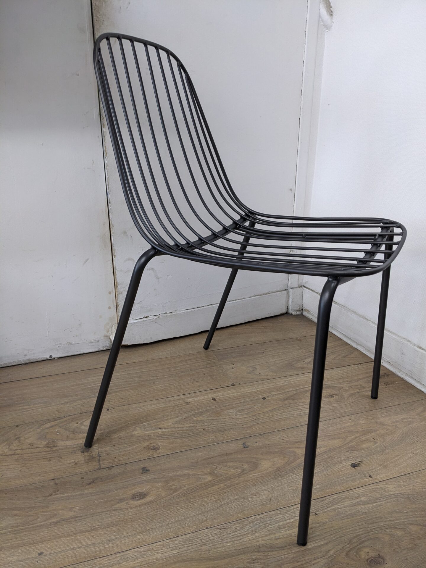 Chaise métal dark grey – Image 5