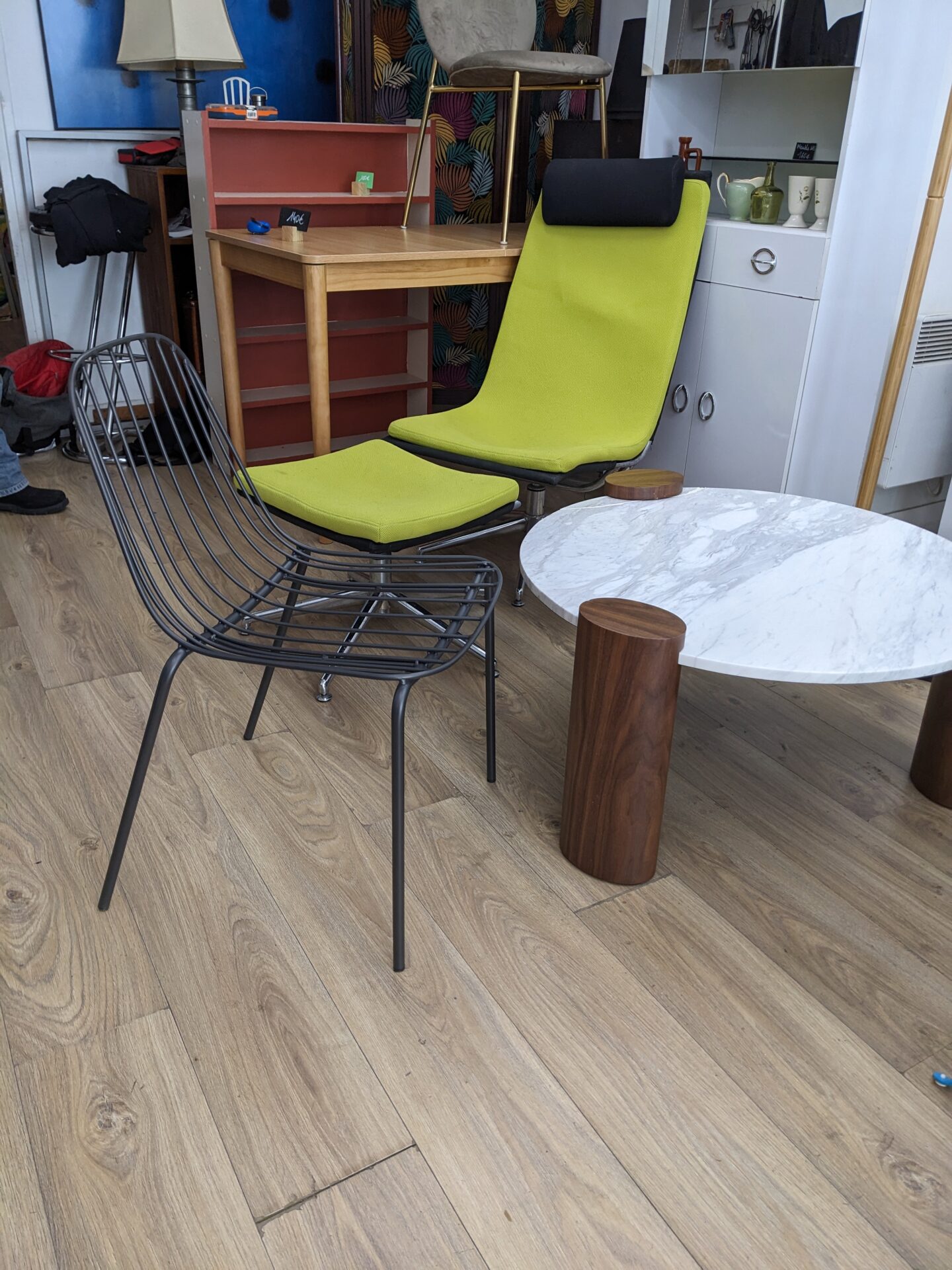 Chaise métal dark grey – Image 6