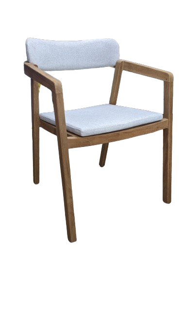 Chaise d'extérieur en teck massif EVENOS