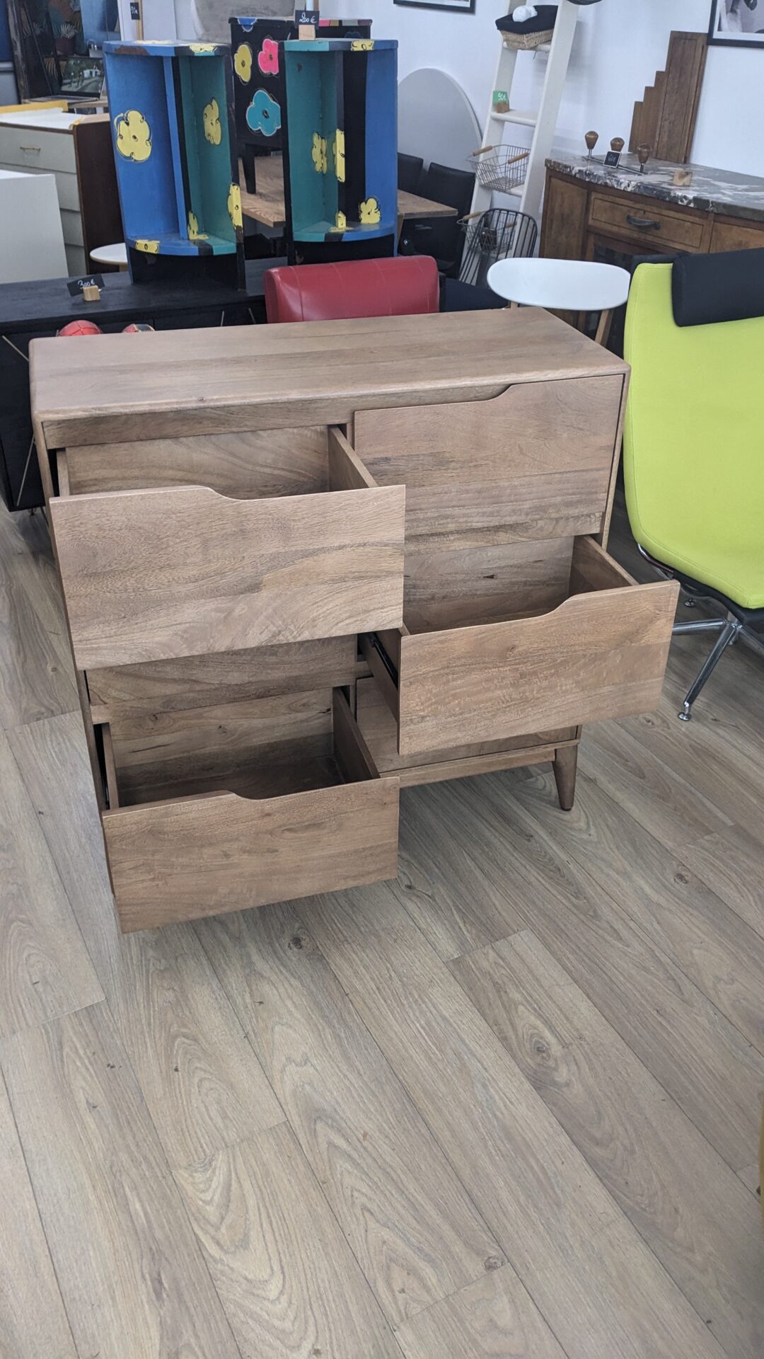 Commode en manguier massif Gabrielle – Image 4