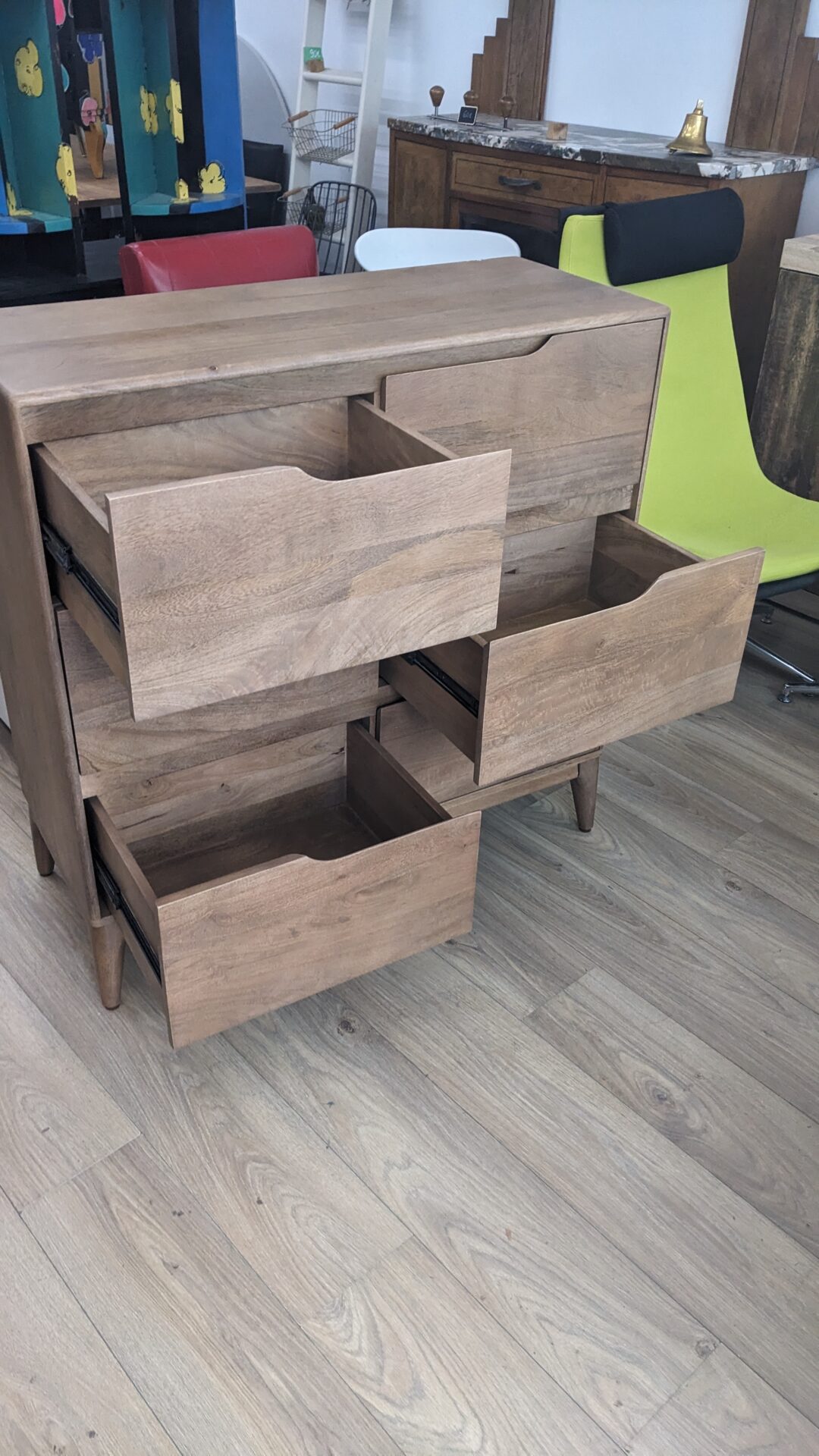 Commode en manguier massif Gabrielle – Image 6