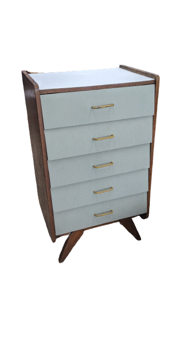 Commode pied compas vintage