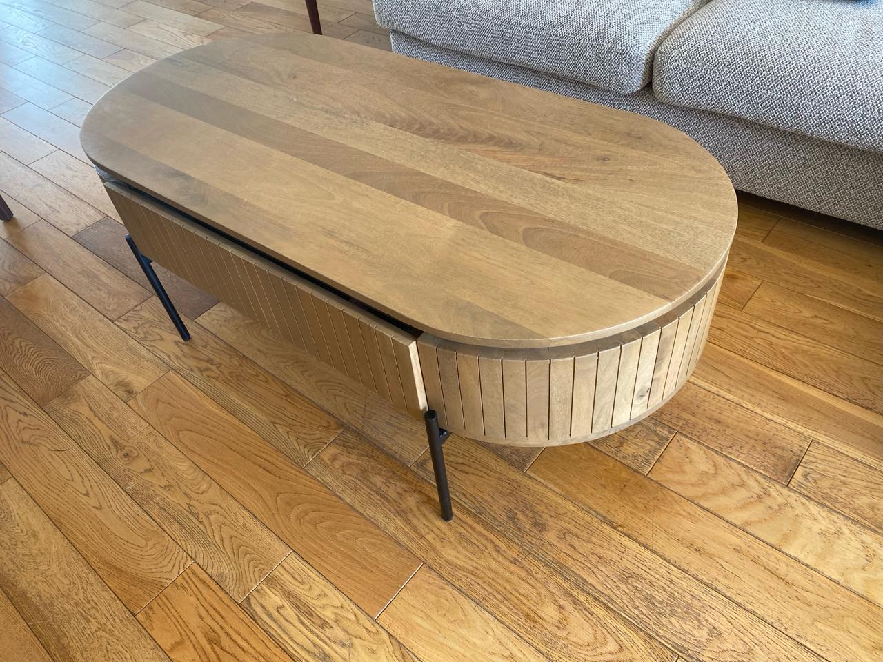 Table basse en bois de manguier – Image 2