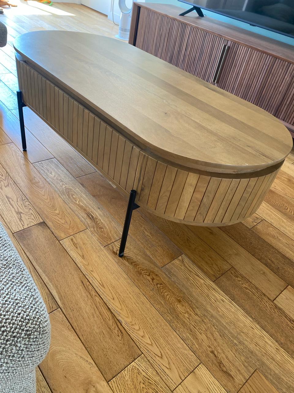 Table basse en bois de manguier – Image 3
