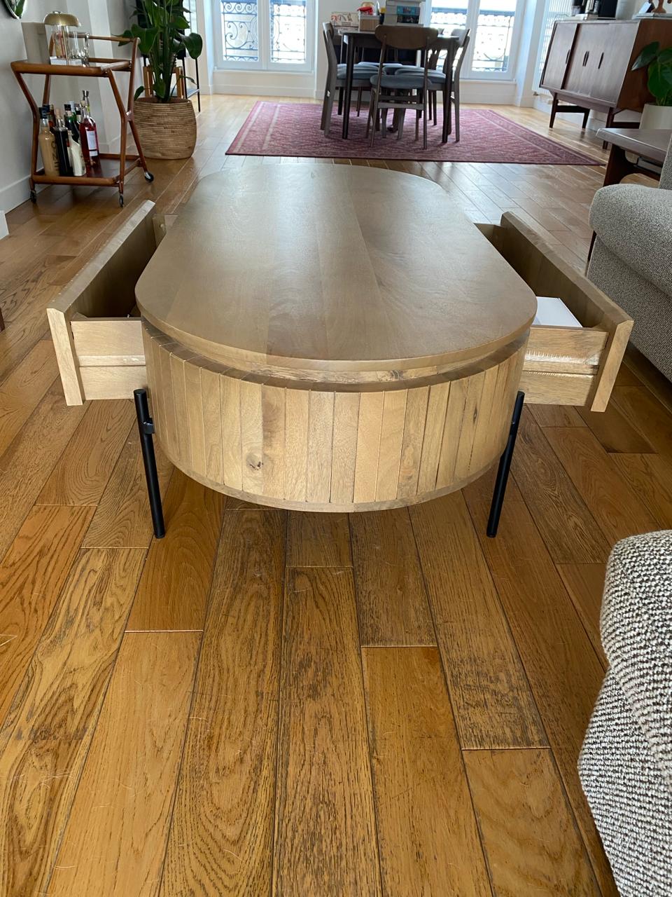 Table basse en bois de manguier – Image 4
