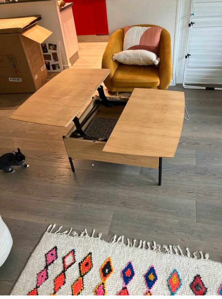 Table basse alinéa relevable – Image 2