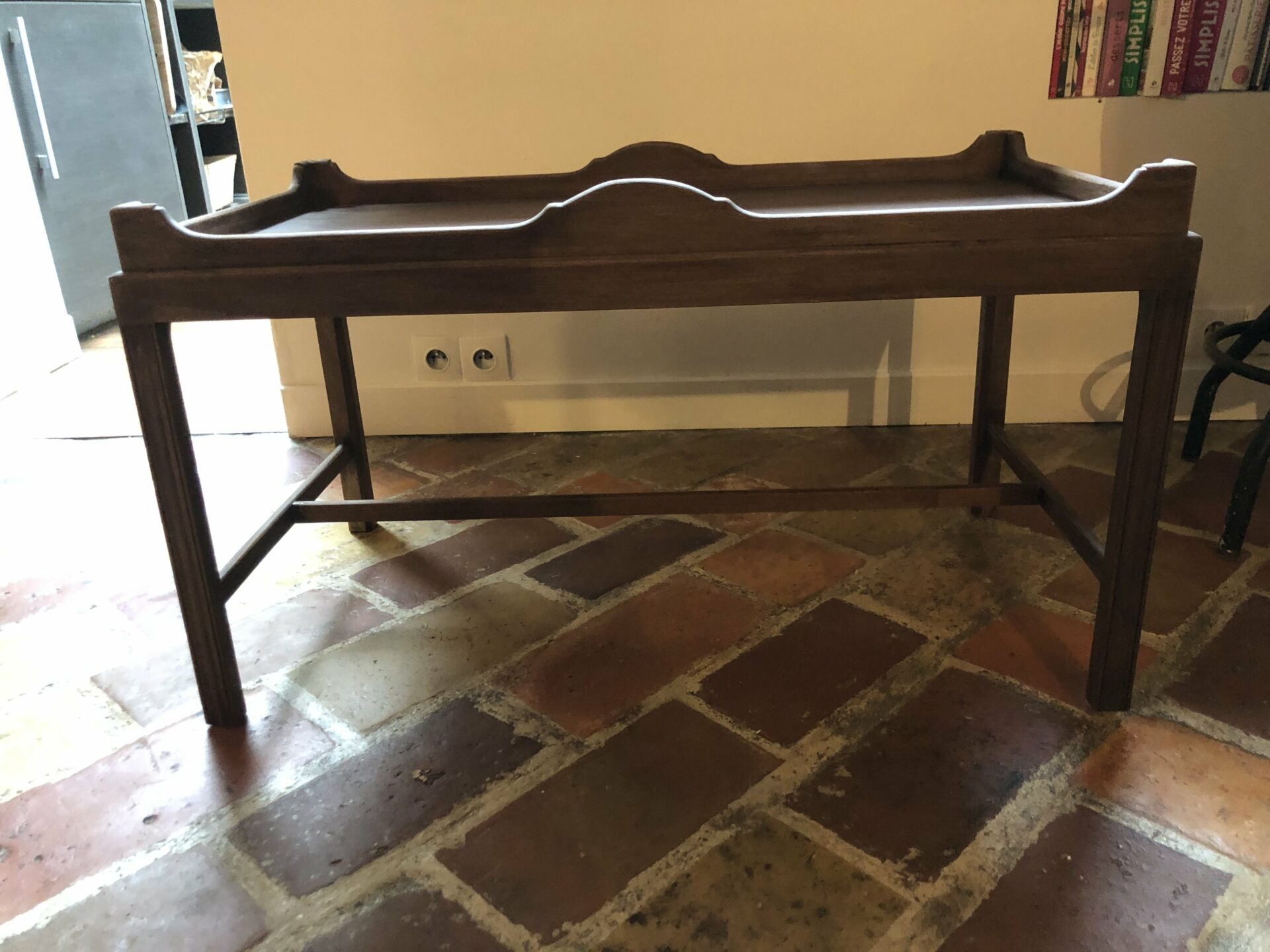 Grande table d'appoint bois – Image 2