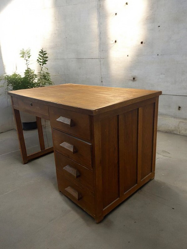 Bureau en bois ancien – Image 3