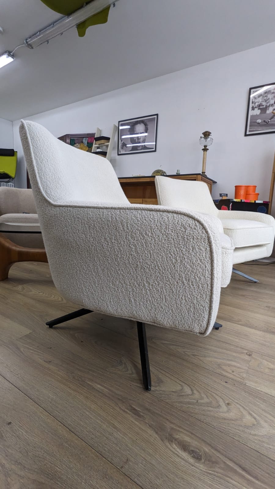 Fauteuil Golden Gun blanc – Image 3