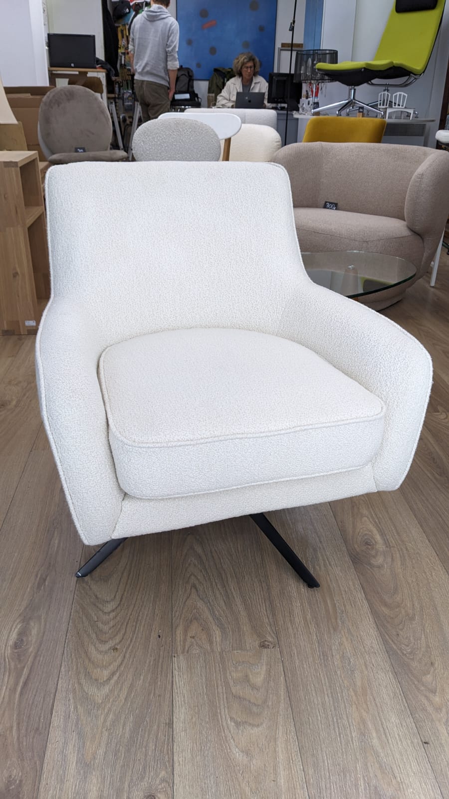 Fauteuil Golden Gun blanc – Image 6