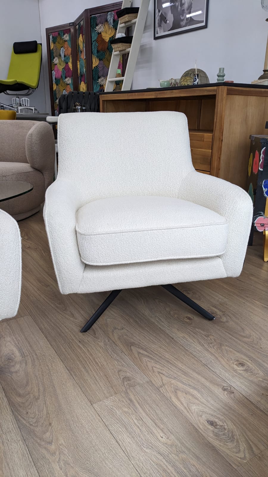 Fauteuil Golden Gun blanc – Image 2