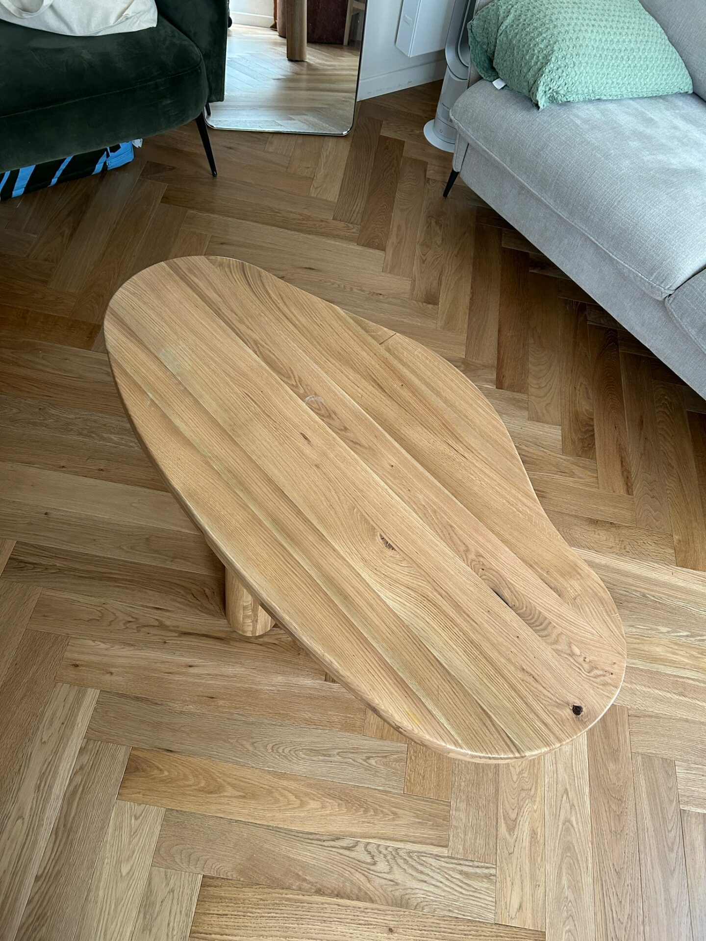 Table basse organique en chêne, Rodi chêne LA REDOUTE INTERIEURS – Image 5
